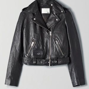 Only worn once - ARITZIA LEATHER JACKET